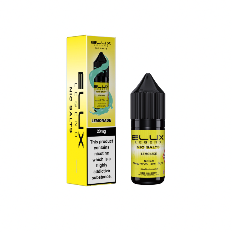 Lemonade by Elux Legend Nic Salts
