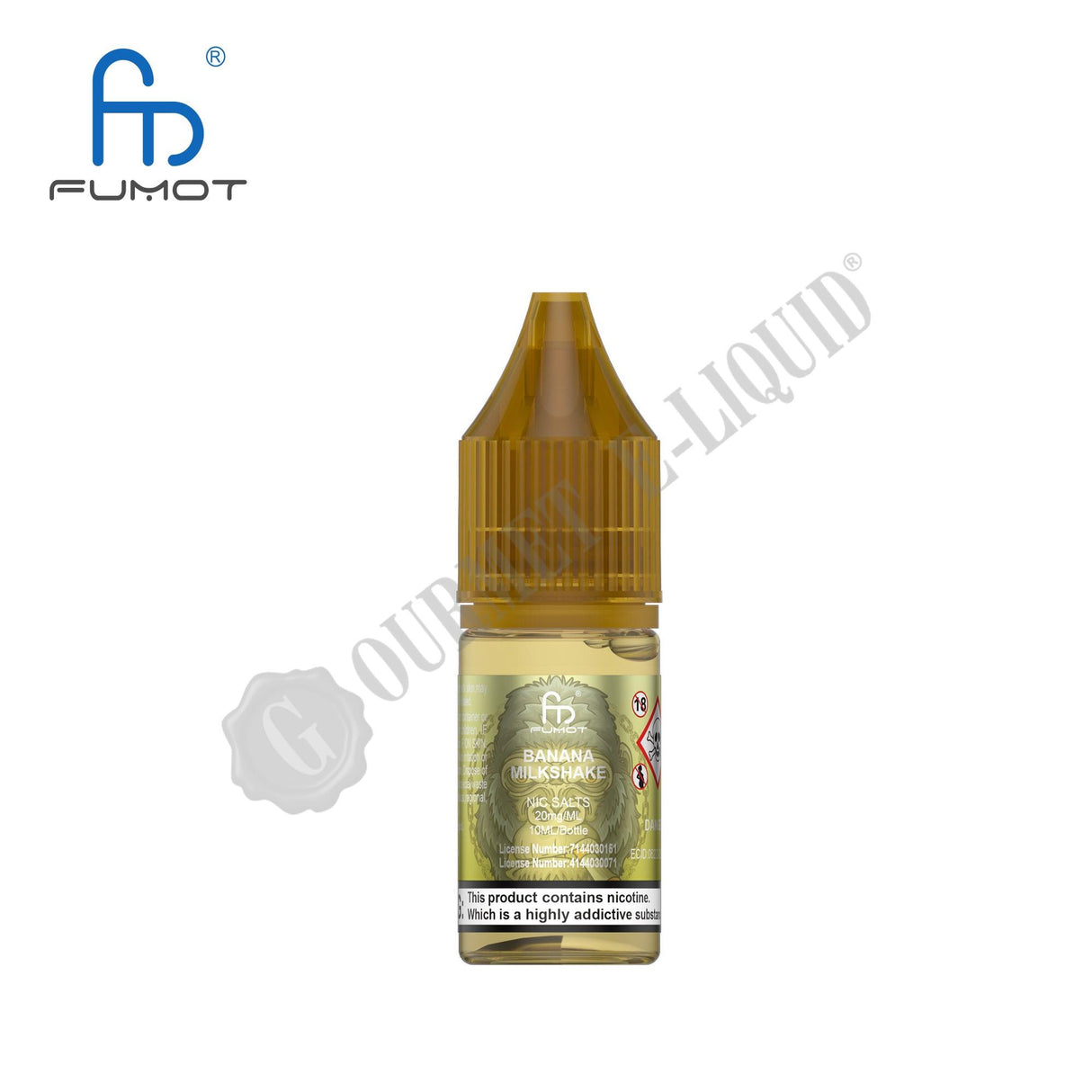 Banana Milkshake by RandM Tornado 7000 Nic Salts