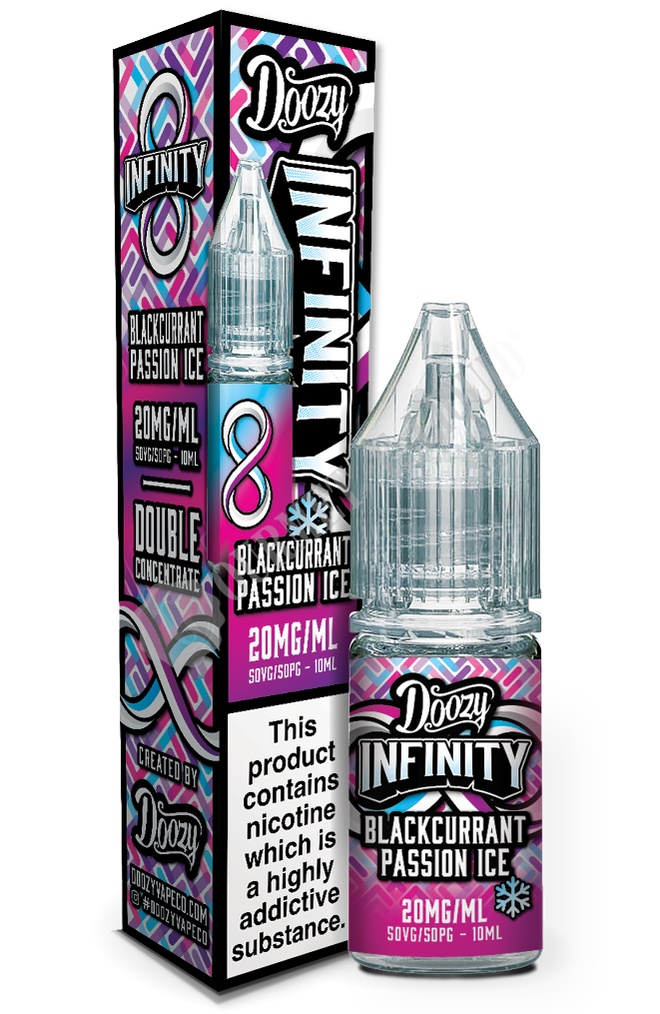 Blackcurrant Passion Ice by Doozy Infinity Nic Salt