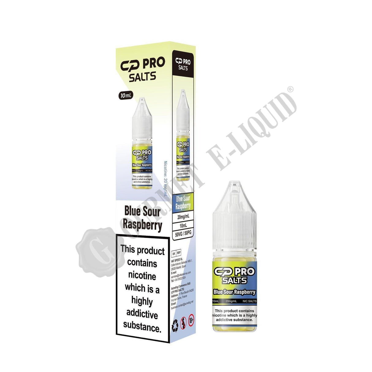 Blue Sour Raspberry by CP Pro Nic Salts