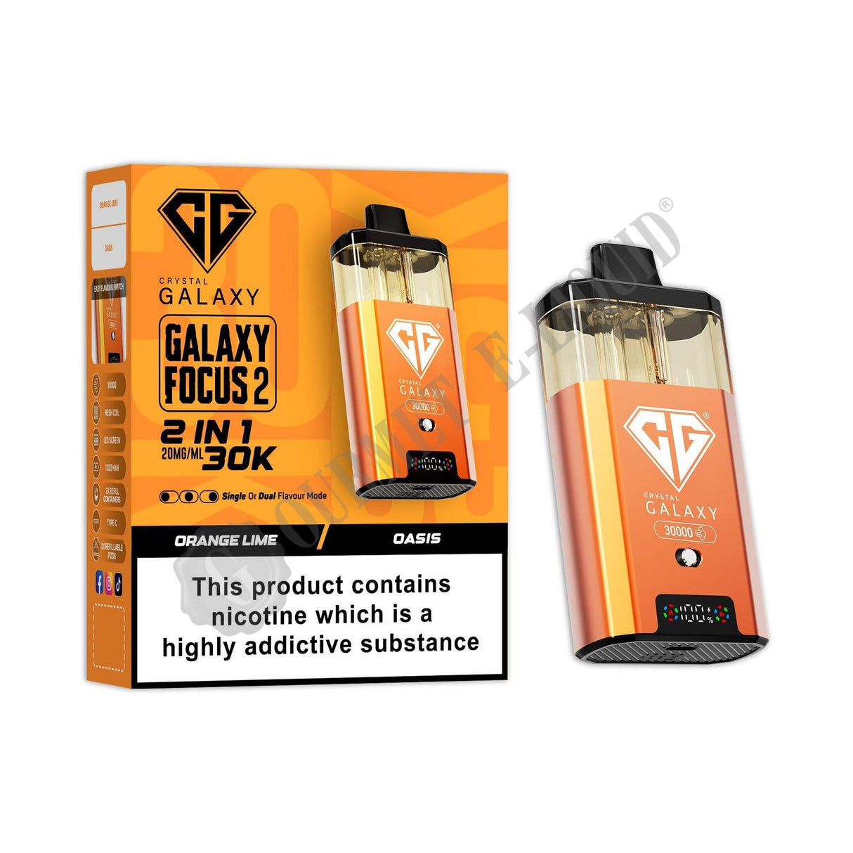 Crystal Galaxy Focus 2 30K Pre-Filled Pod Vape Kit