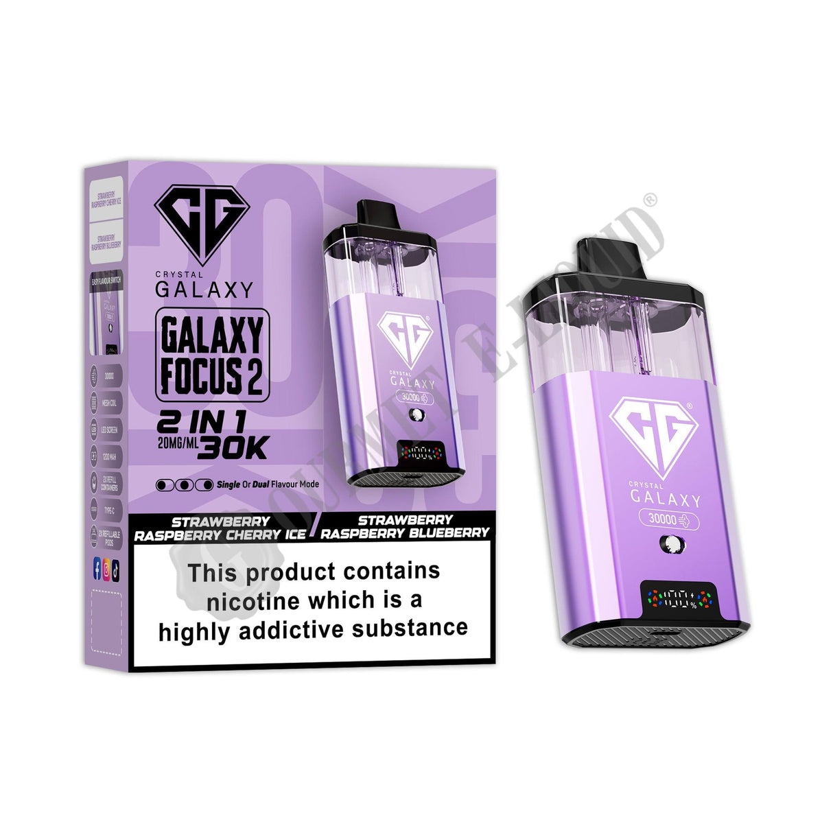 Crystal Galaxy Focus 2 30K Pre-Filled Pod Vape Kit