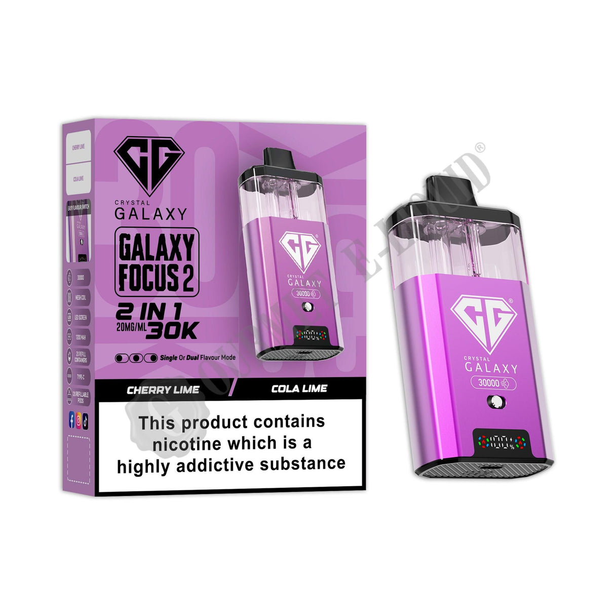 Crystal Galaxy Focus 2 30K Pre-Filled Pod Vape Kit