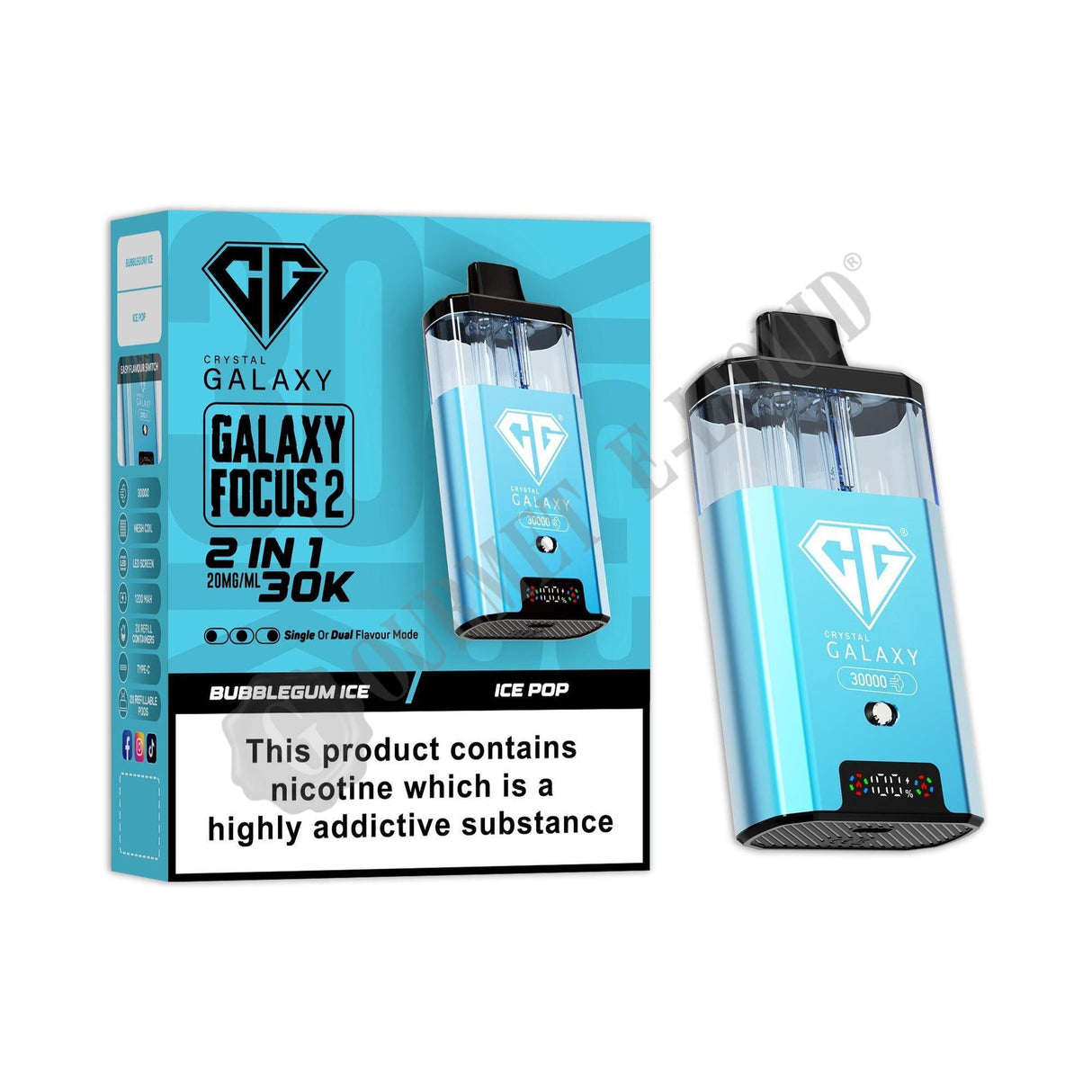 Crystal Galaxy Focus 2 30K Pre-Filled Pod Vape Kit