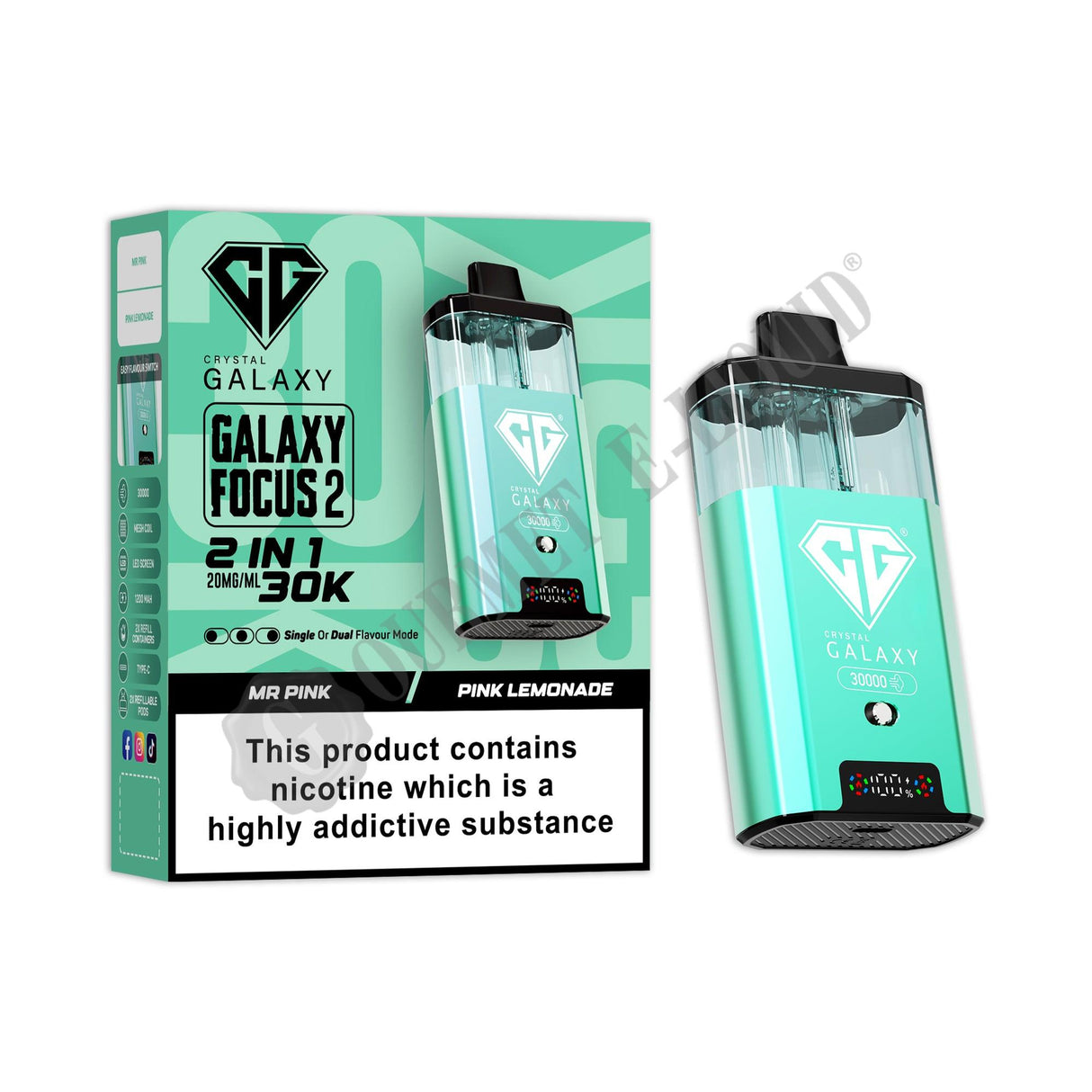 Crystal Galaxy Focus 2 30K Pre-Filled Pod Vape Kit