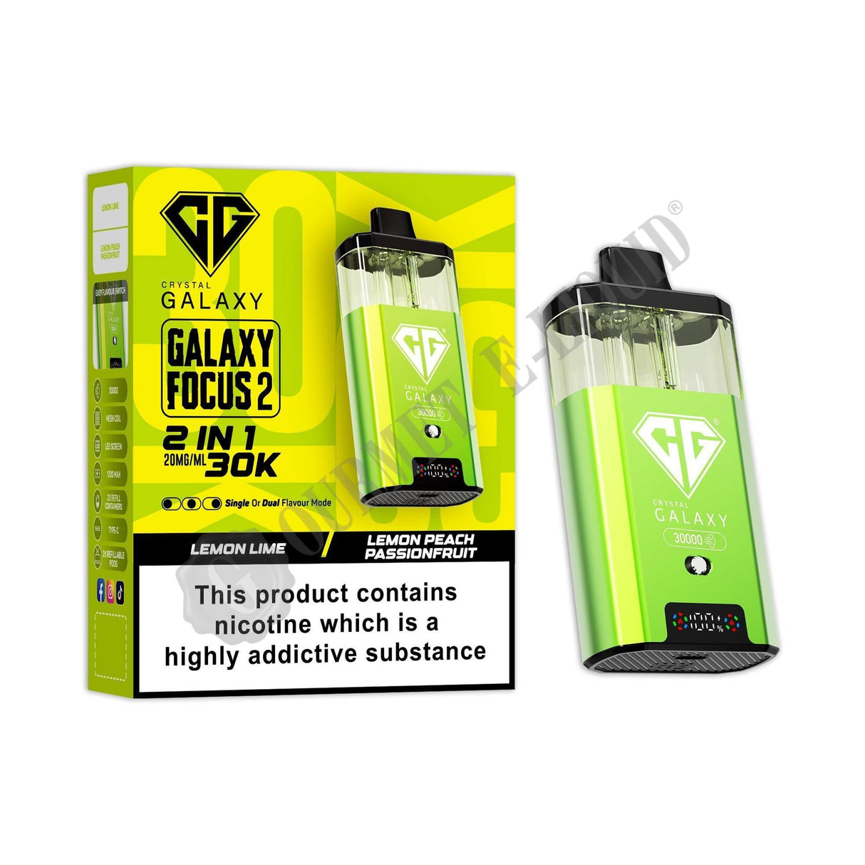 Crystal Galaxy Focus 2 30K Pre-Filled Pod Vape Kit