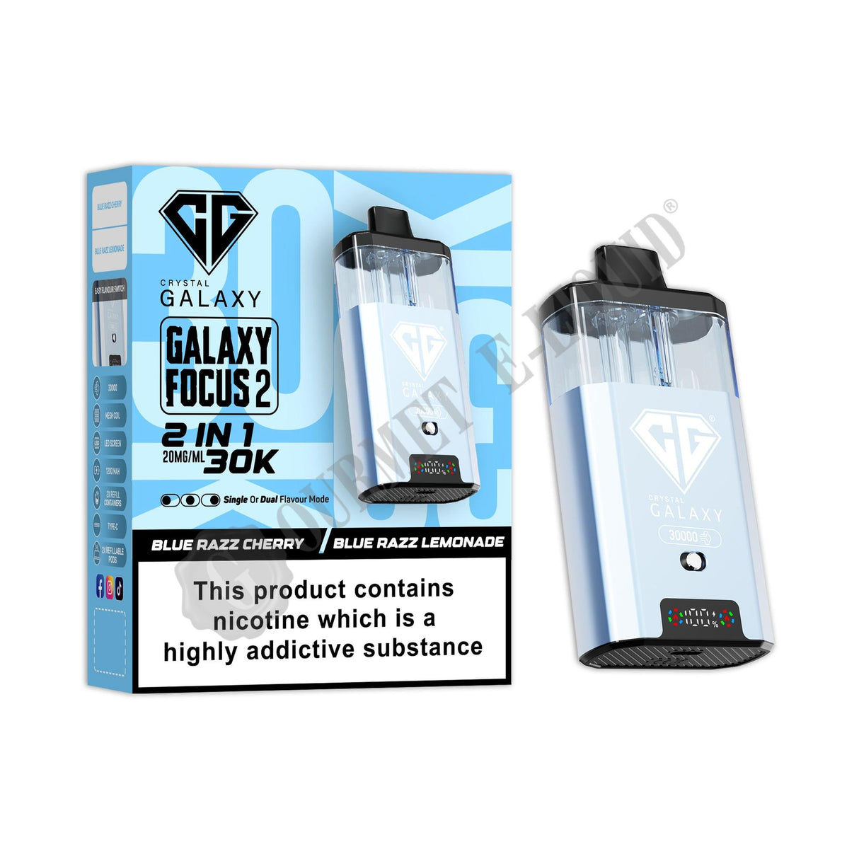Crystal Galaxy Focus 2 30K Pre-Filled Pod Vape Kit