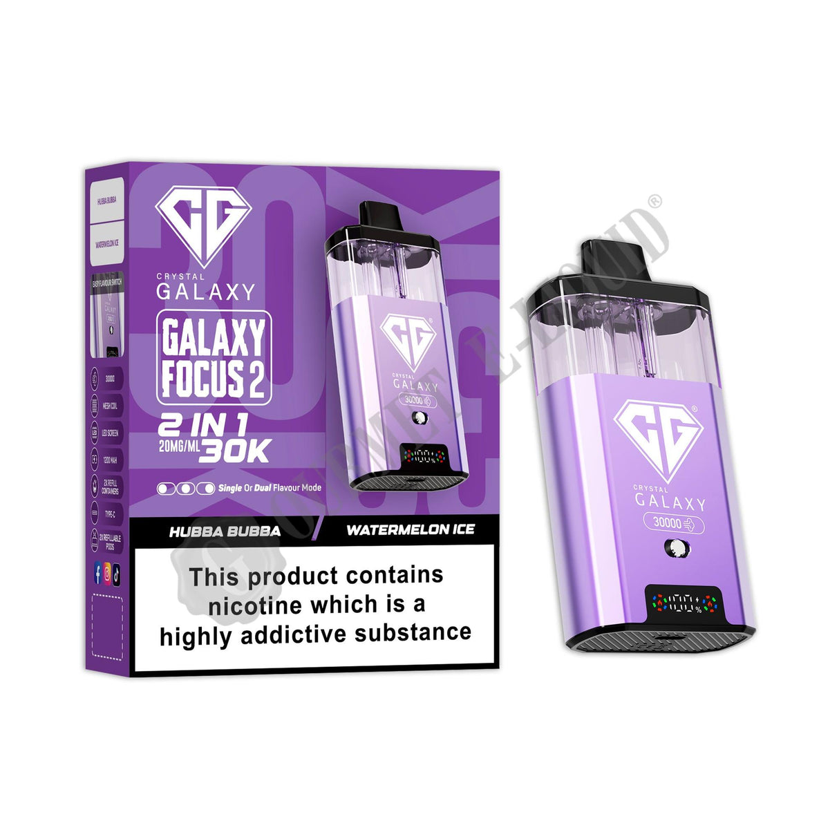 Crystal Galaxy Focus 2 30K Pre-Filled Pod Vape Kit