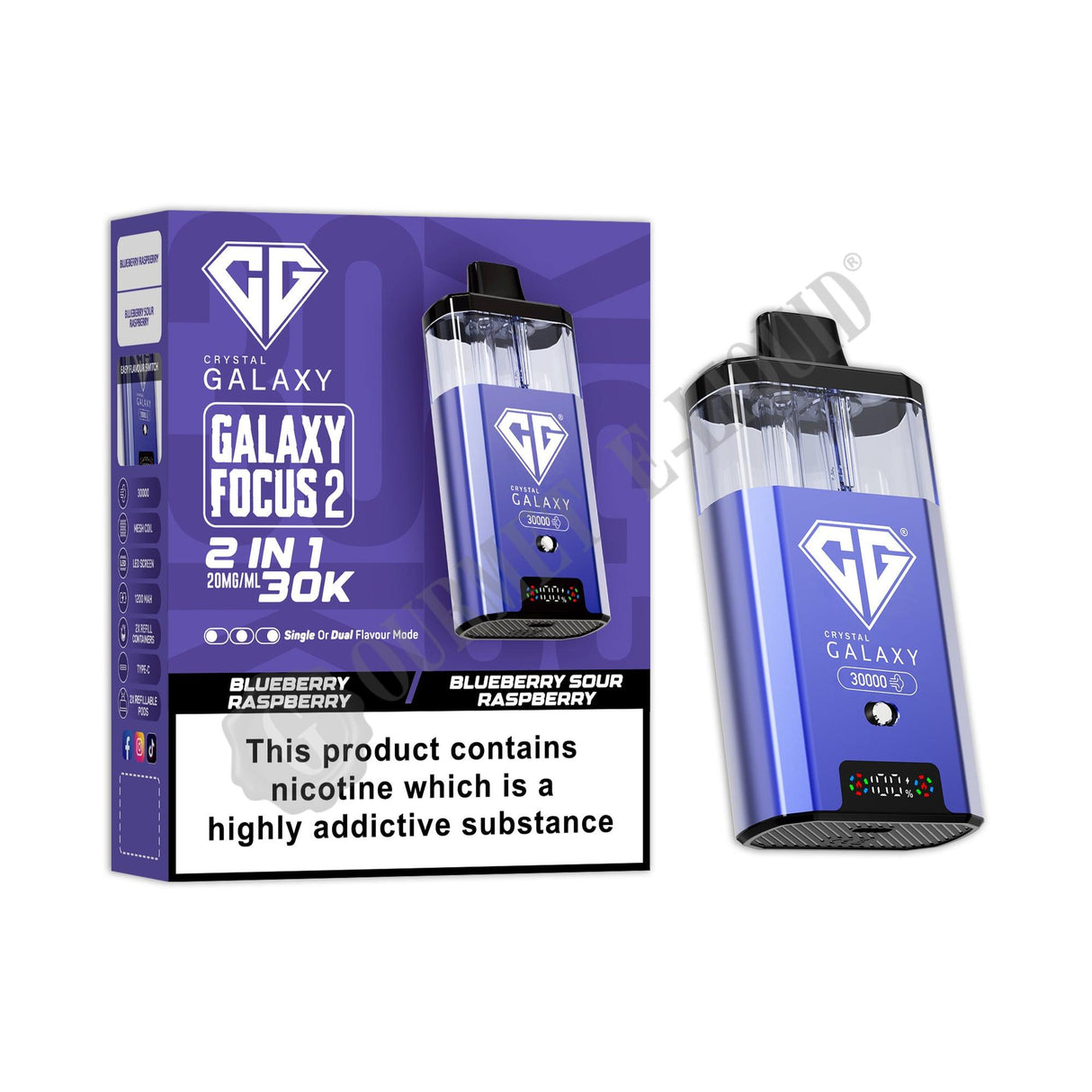 Crystal Galaxy Focus 2 30K Pre-Filled Pod Vape Kit