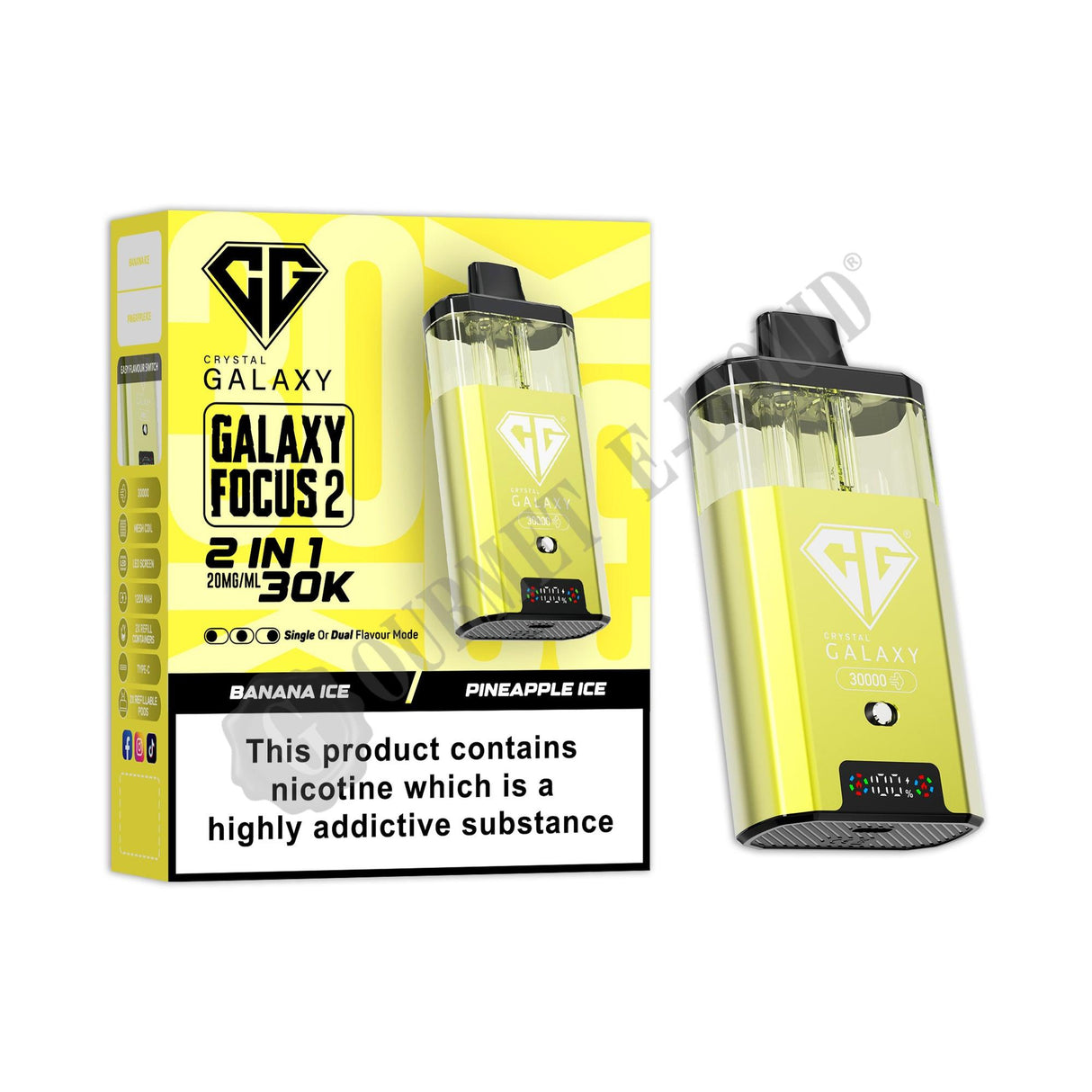 Crystal Galaxy Focus 2 30K Pre-Filled Pod Vape Kit