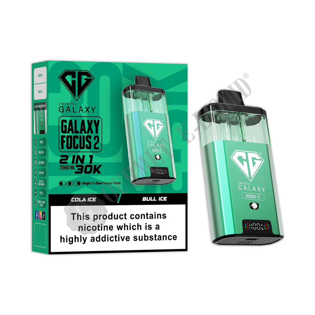 Crystal Galaxy Focus 2 30K Pre-Filled Pod Vape Kit