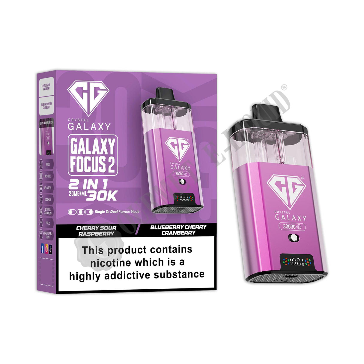 Crystal Galaxy Focus 2 30K Pre-Filled Pod Vape Kit