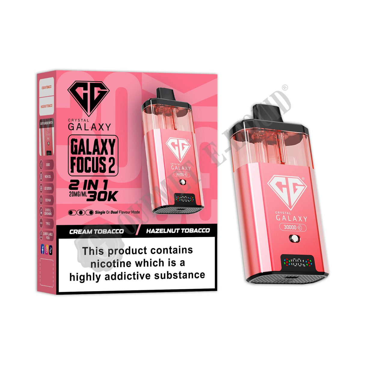 Crystal Galaxy Focus 2 30K Pre-Filled Pod Vape Kit