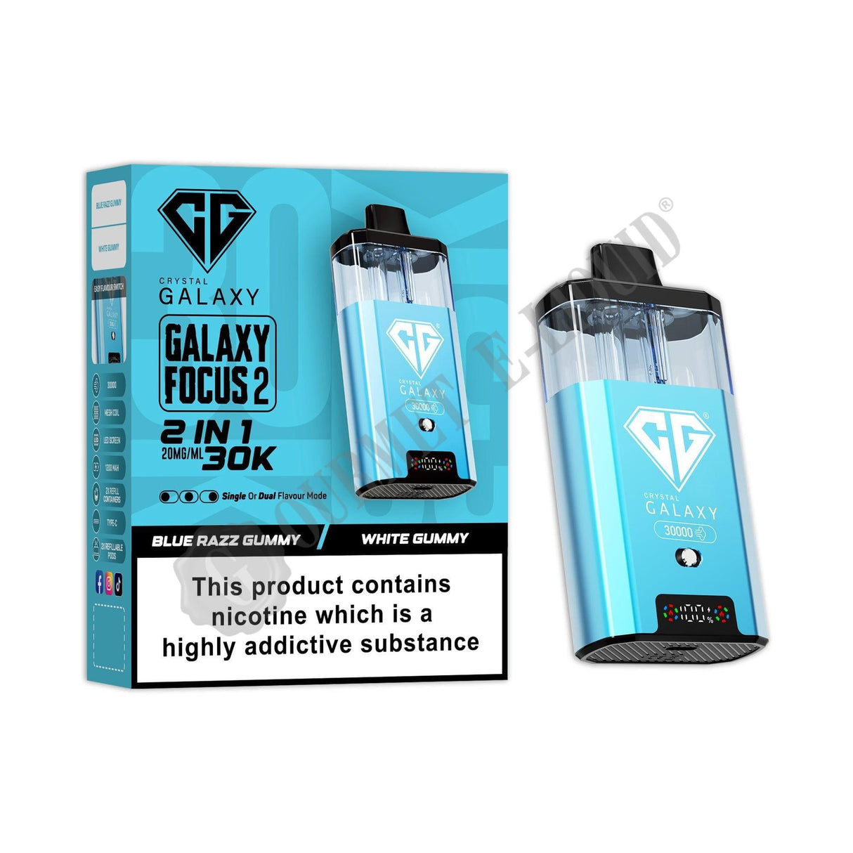 Crystal Galaxy Focus 2 30K Pre-Filled Pod Vape Kit