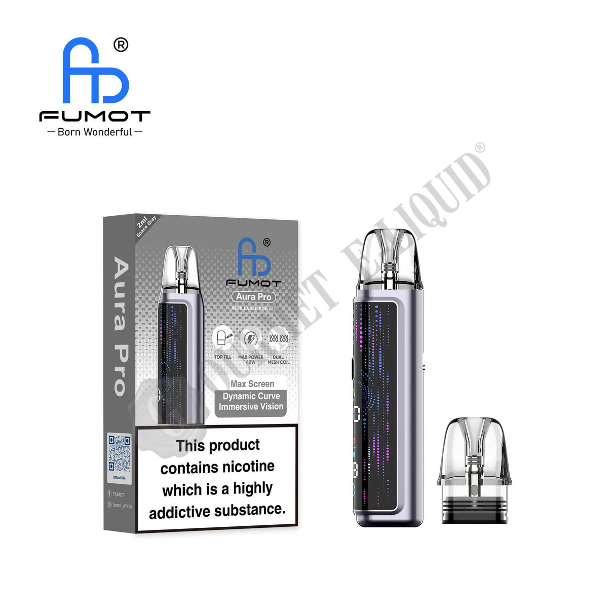 FUMOT Aura Pro Refillable Pod Kit