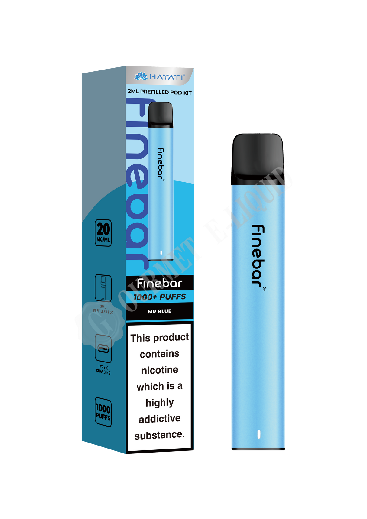 Hayati Finebar Pre-Filled Pod Kit