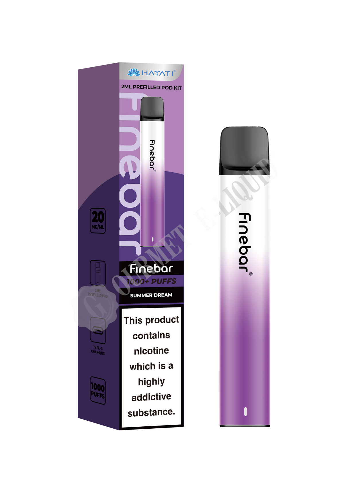 Hayati Finebar Pre-Filled Pod Kit