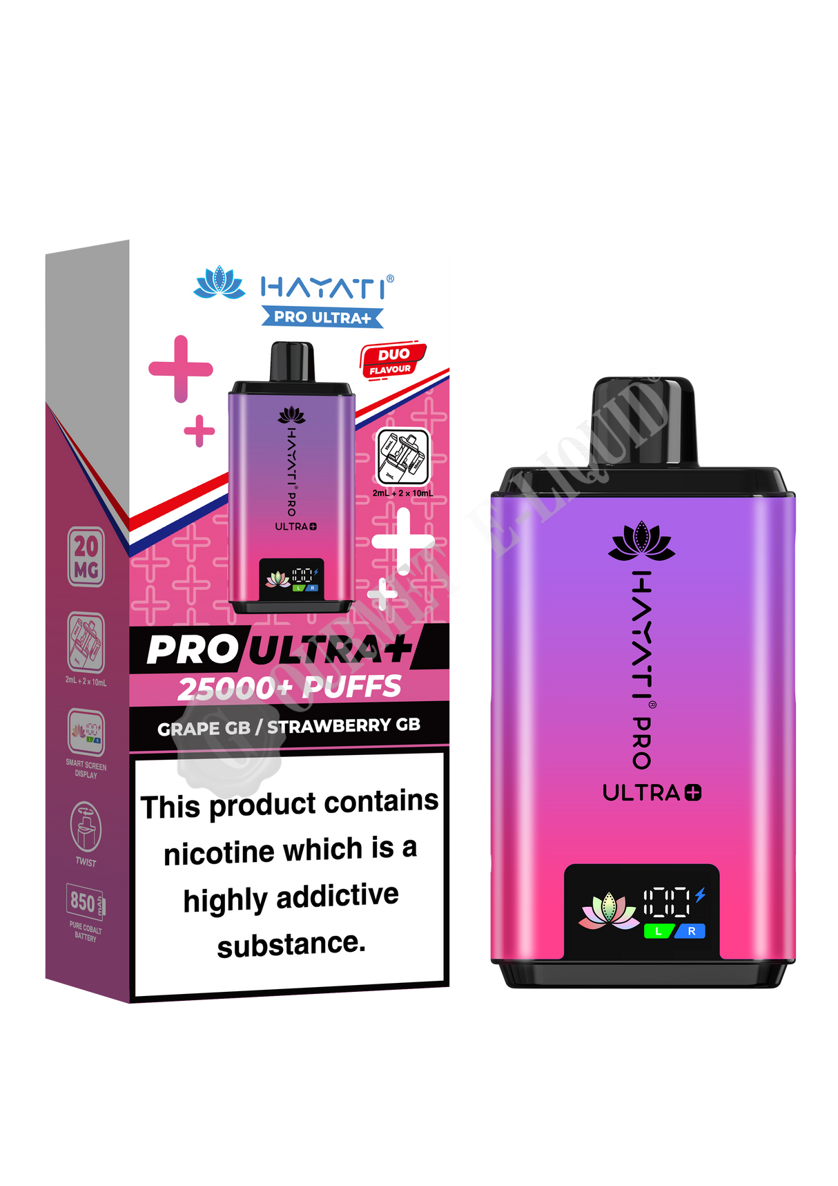 Hayati Pro Ultra Plus 25K Pre-Filled Pod Vape Kit
