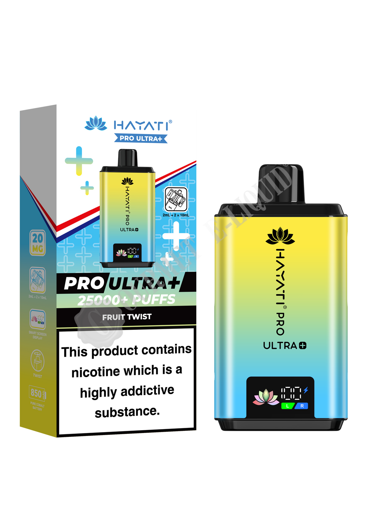 Hayati Pro Ultra Plus 25K Pre-Filled Pod Vape Kit
