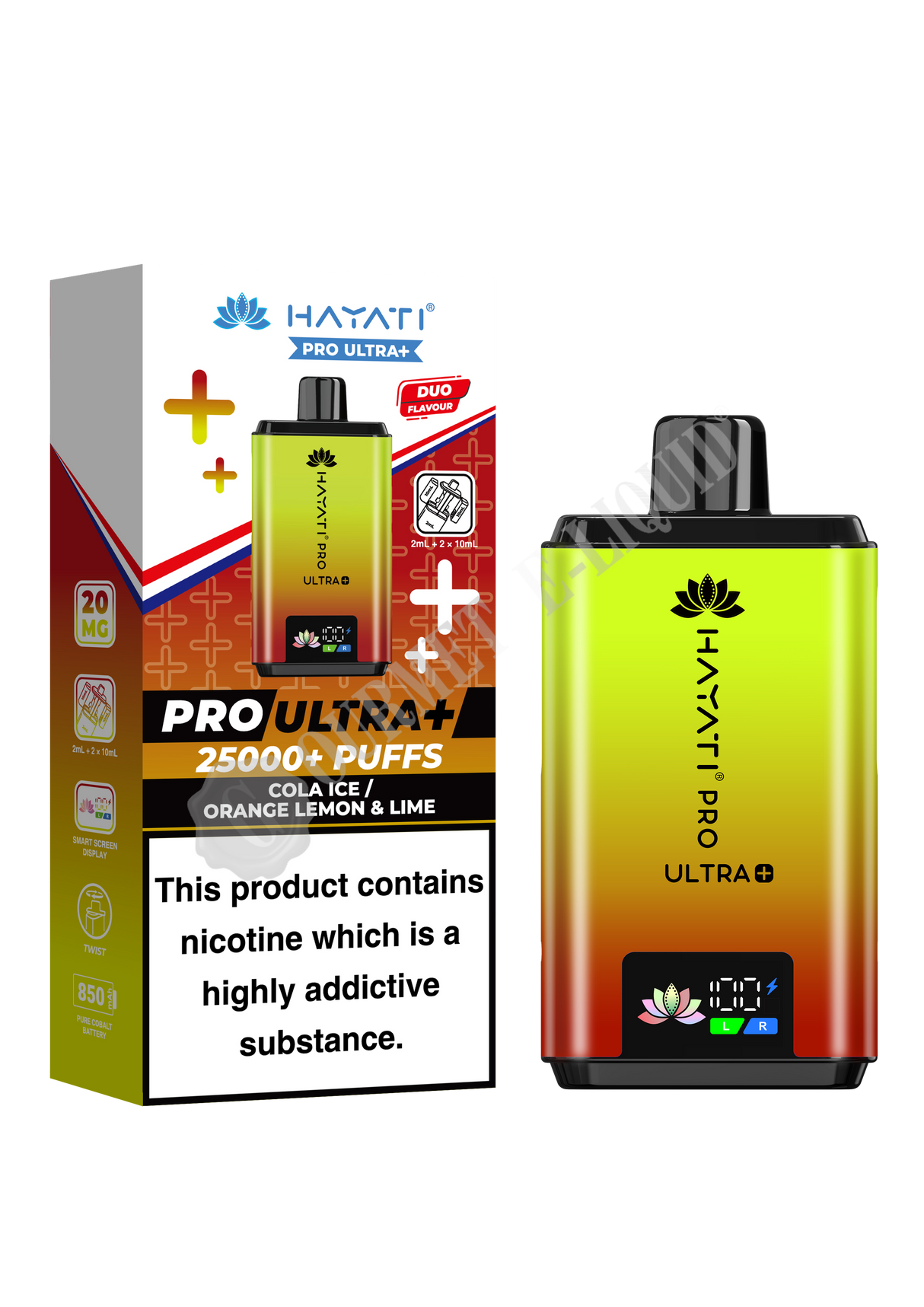 Hayati Pro Ultra Plus 25K Pre-Filled Pod Vape Kit