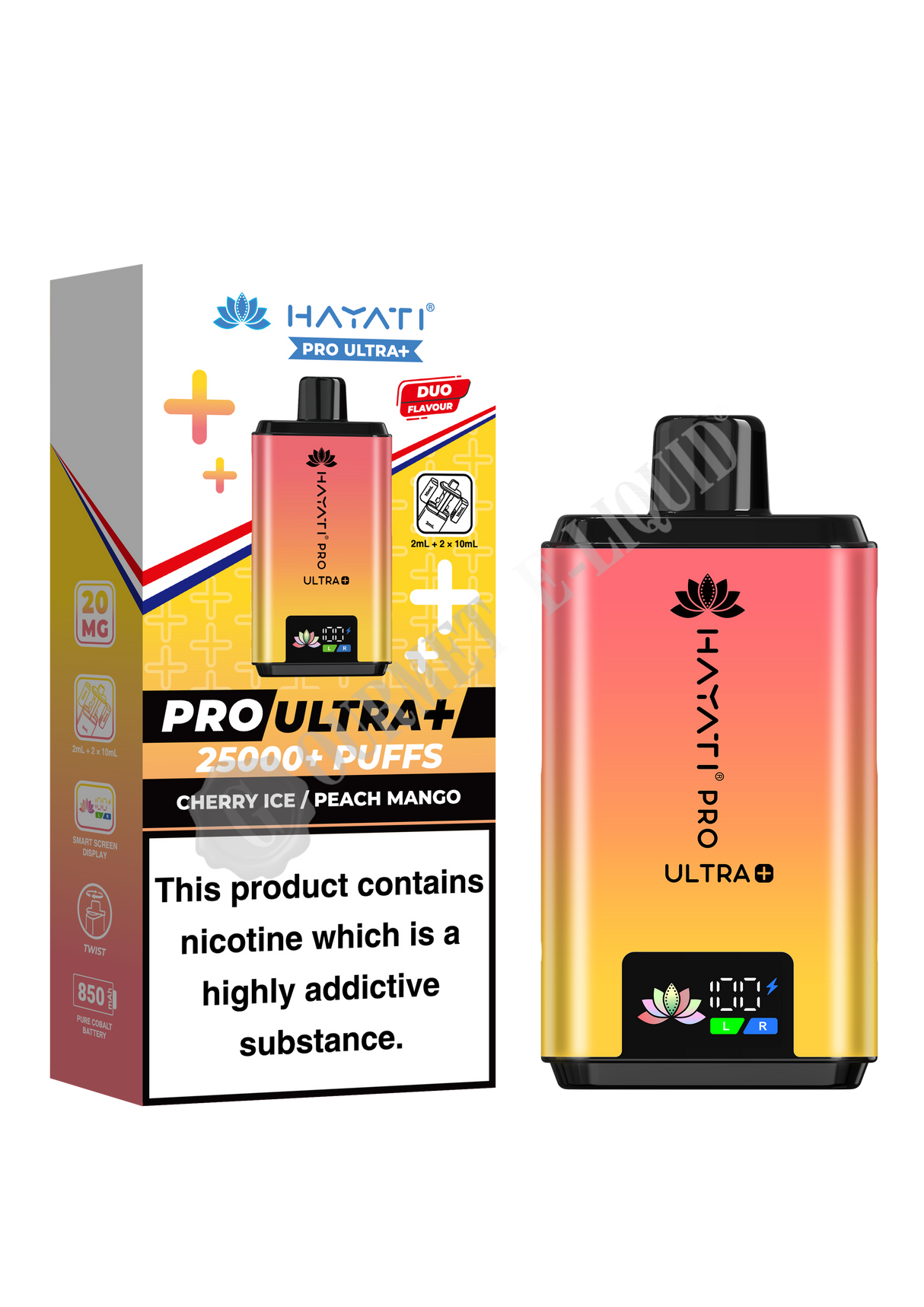 Hayati Pro Ultra Plus 25K Pre-Filled Pod Vape Kit