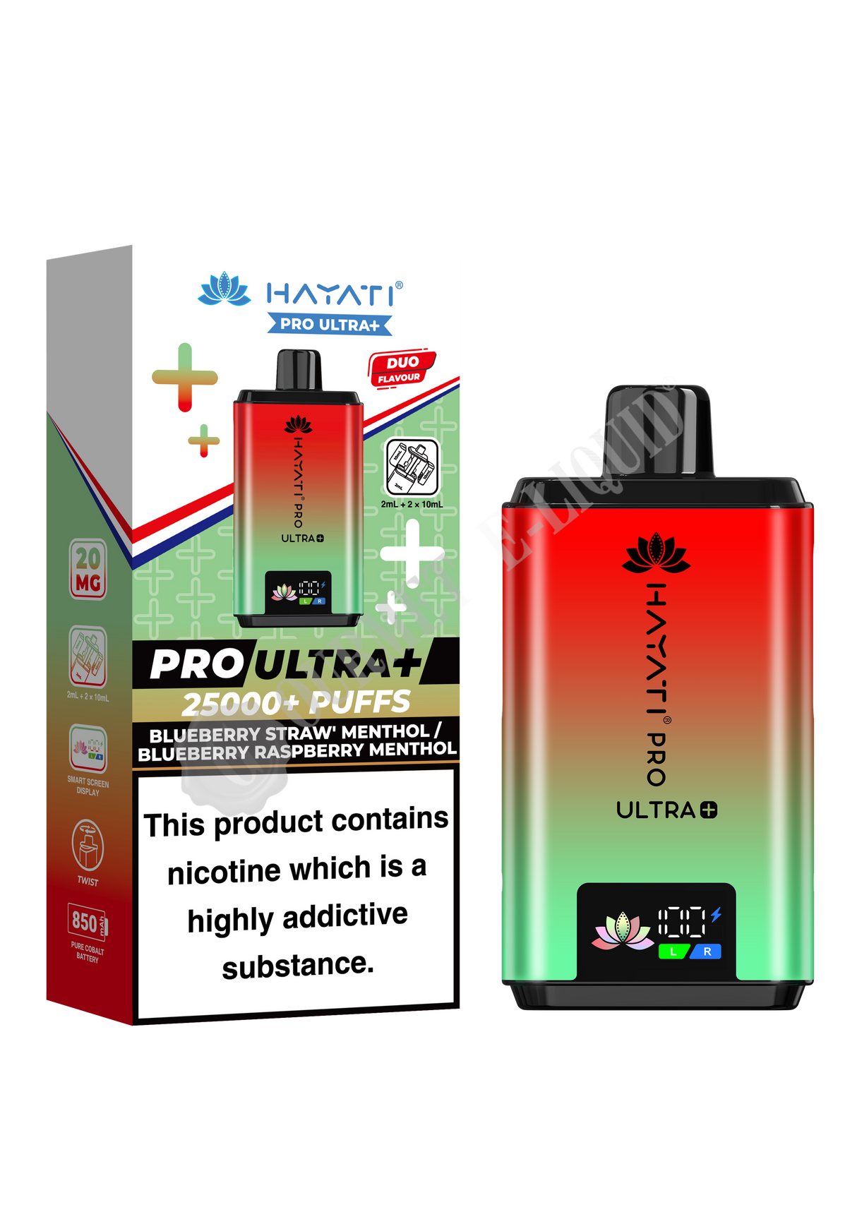 Hayati Pro Ultra Plus 25K Pre-Filled Pod Vape Kit
