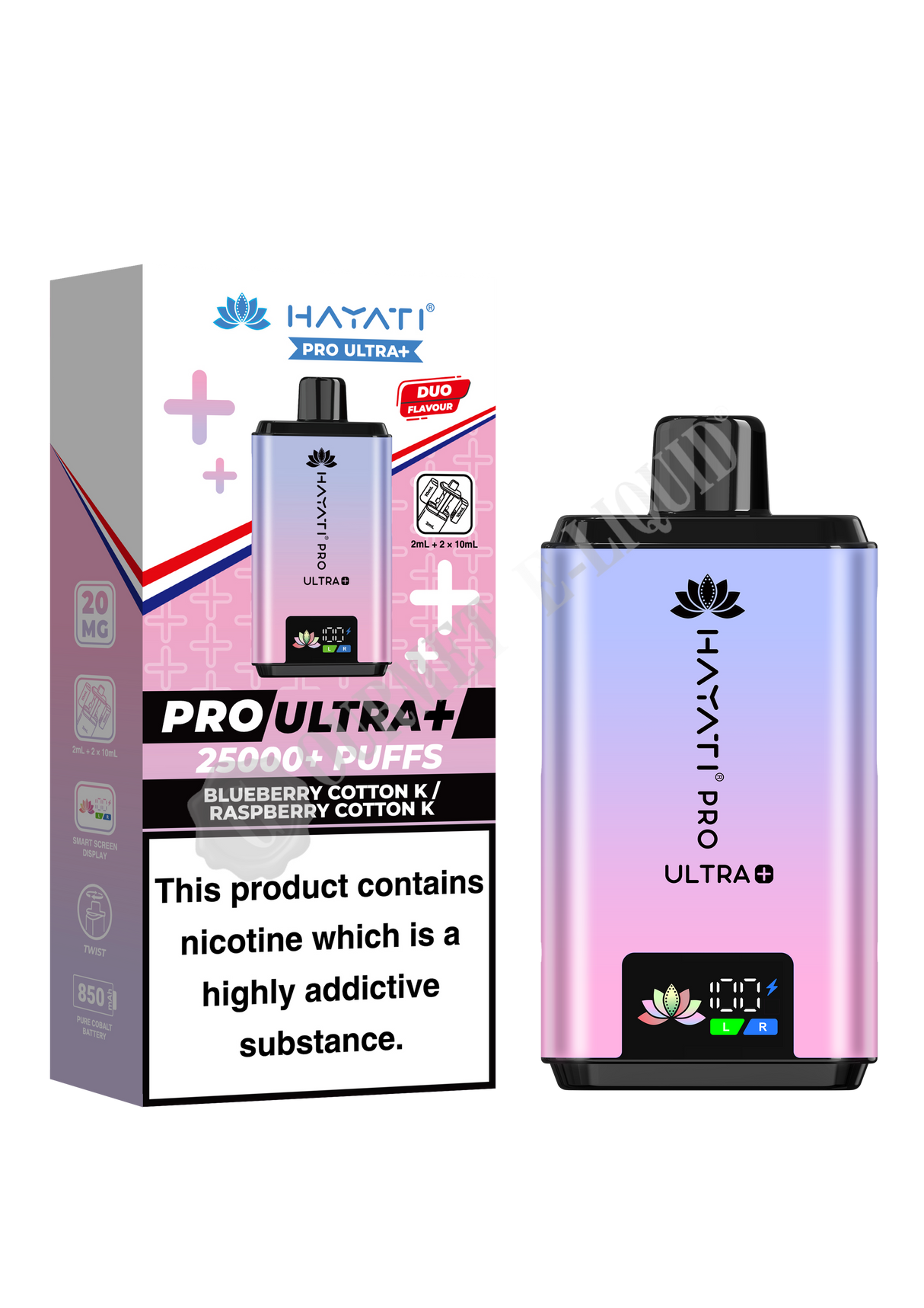 Hayati Pro Ultra Plus 25K Pre-Filled Pod Vape Kit