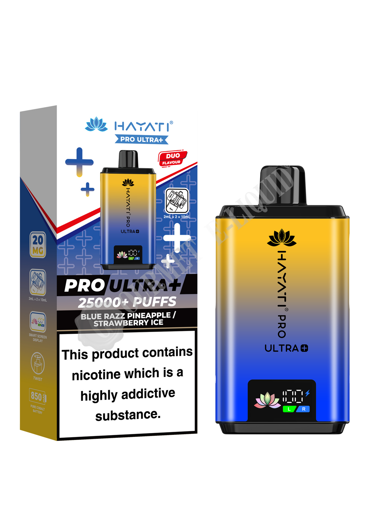 Hayati Pro Ultra Plus 25K Pre-Filled Pod Vape Kit