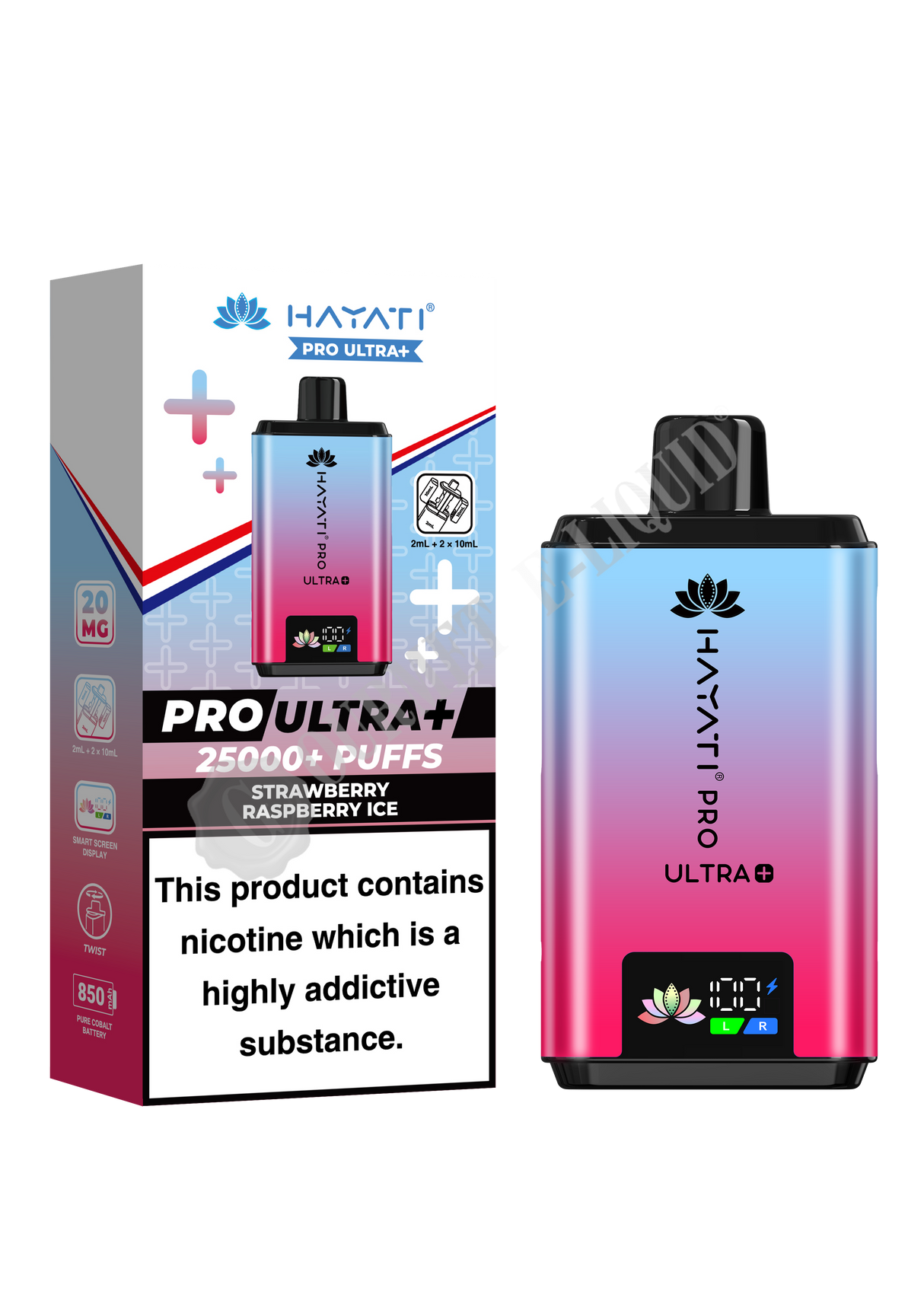 Hayati Pro Ultra Plus 25K Pre-Filled Pod Vape Kit