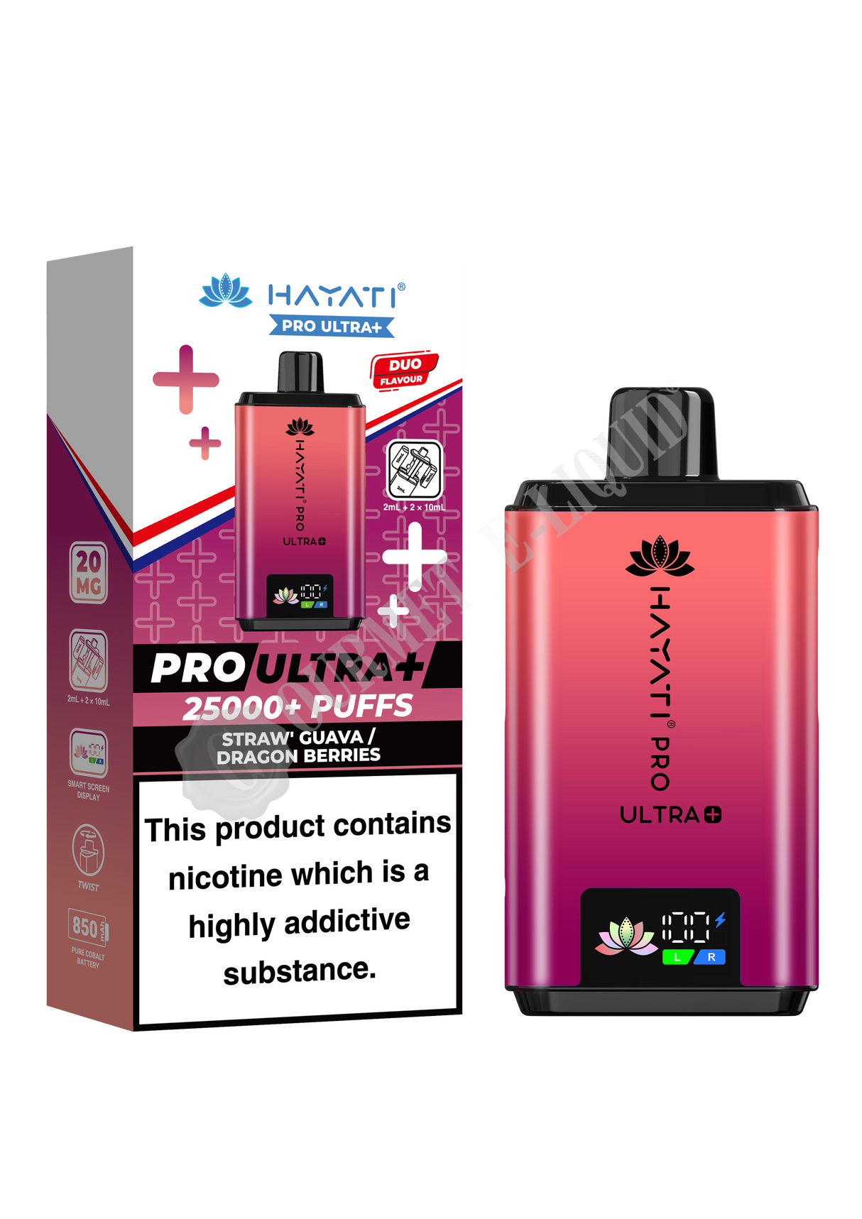 Hayati Pro Ultra Plus 25K Pre-Filled Pod Vape Kit