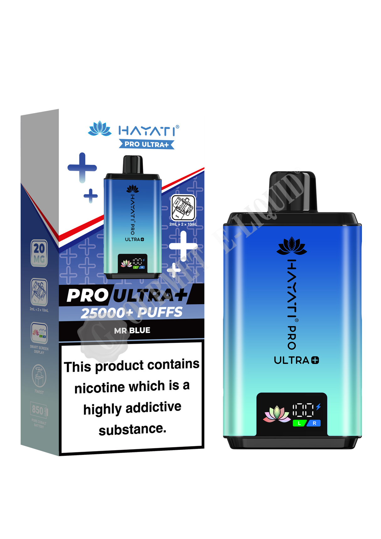 Hayati Pro Ultra Plus 25K Pre-Filled Pod Vape Kit
