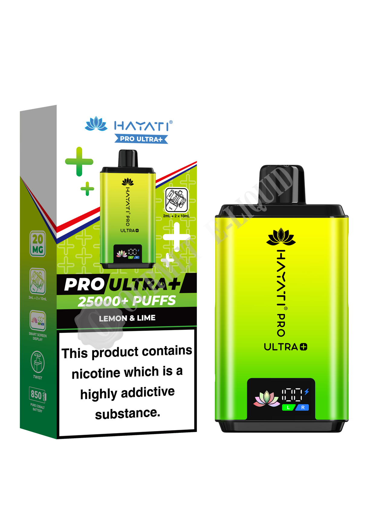 Hayati Pro Ultra Plus 25K Pre-Filled Pod Vape Kit