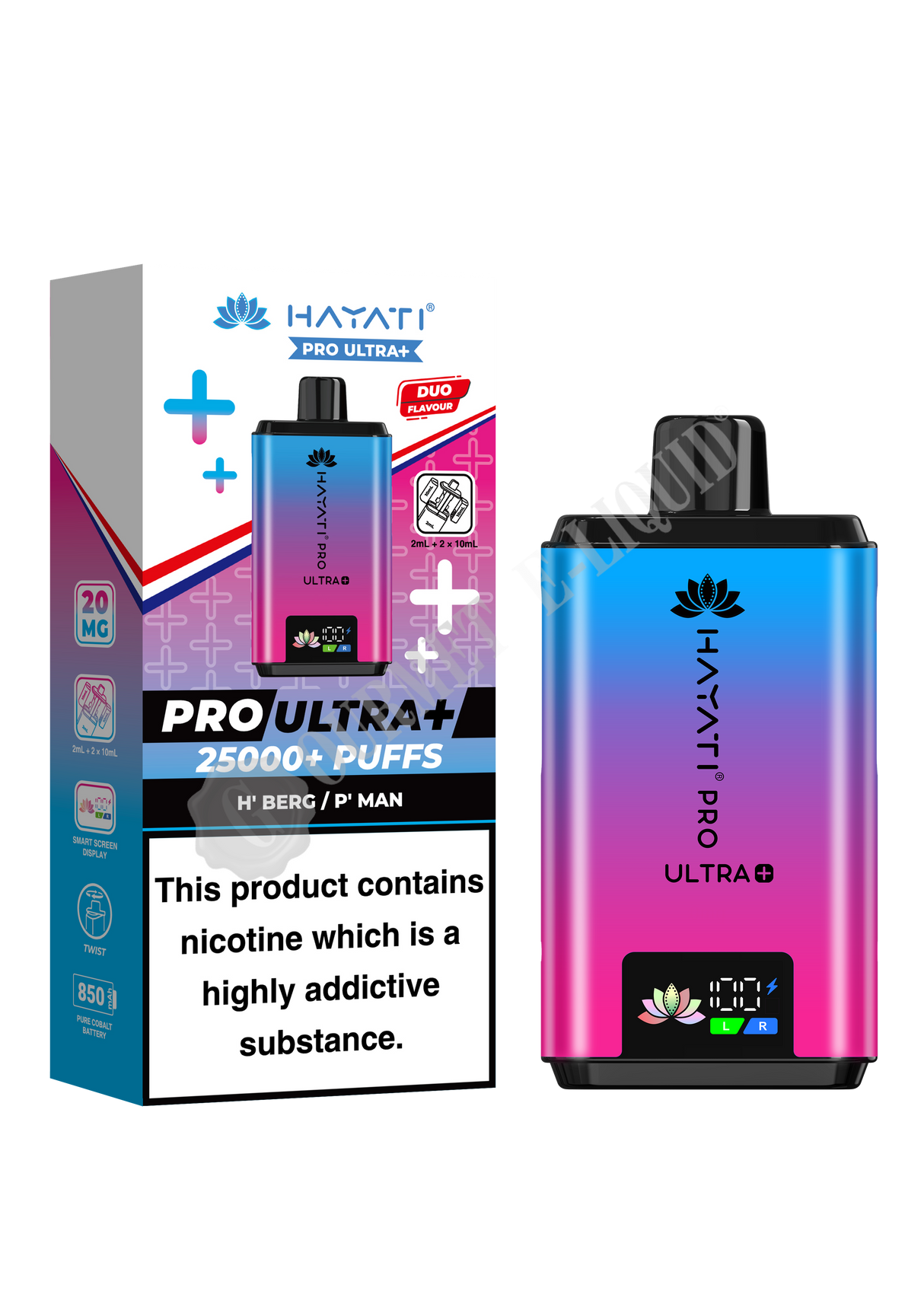 Hayati Pro Ultra Plus 25K Pre-Filled Pod Vape Kit