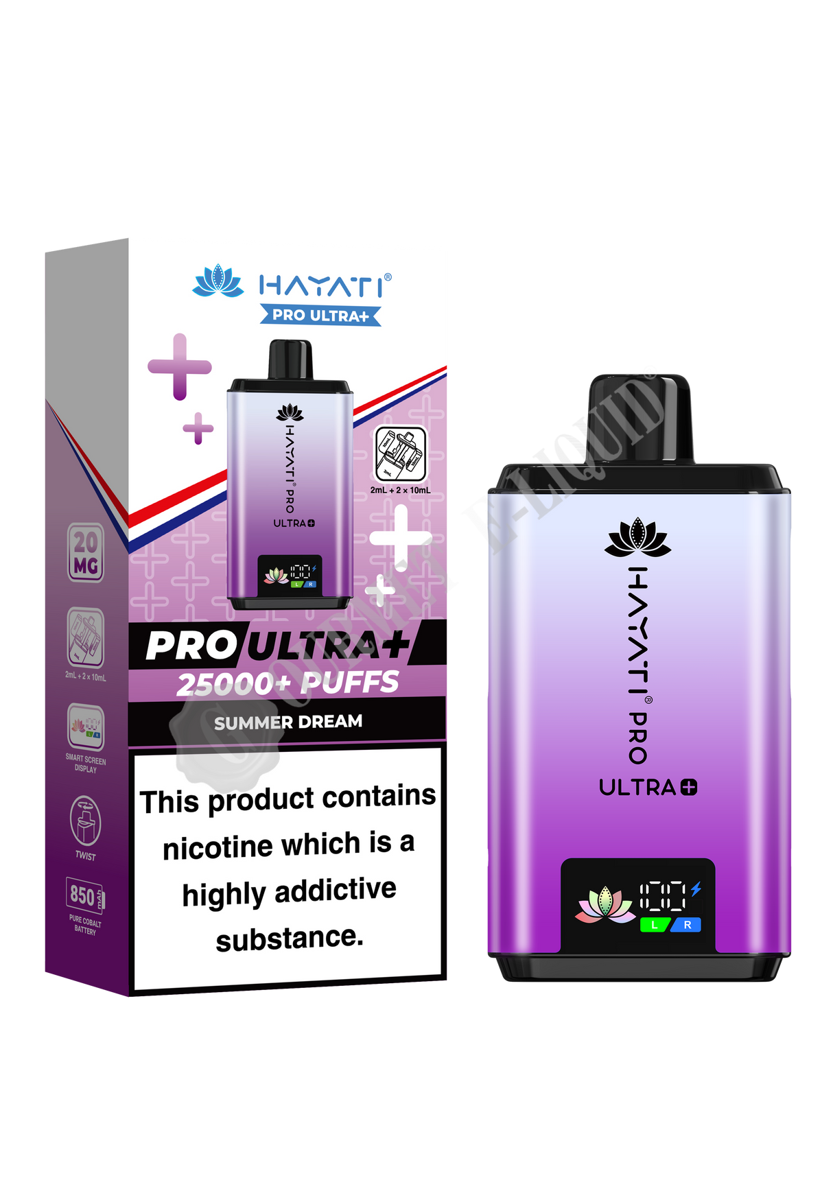 Hayati Pro Ultra Plus 25K Pre-Filled Pod Vape Kit