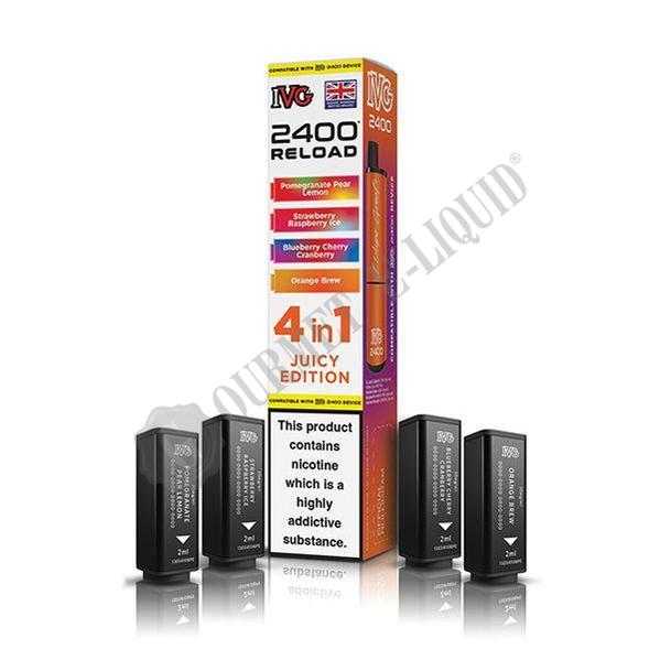 IVG 2400 Reload 4-in-1 Flavour Pre-filled Pods