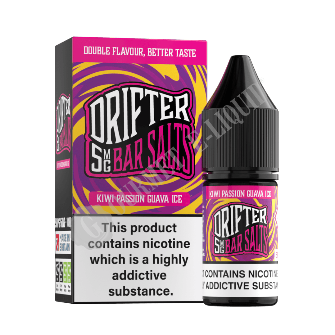 Kiwi Passion Guava Ice by Drifter Bar Salts