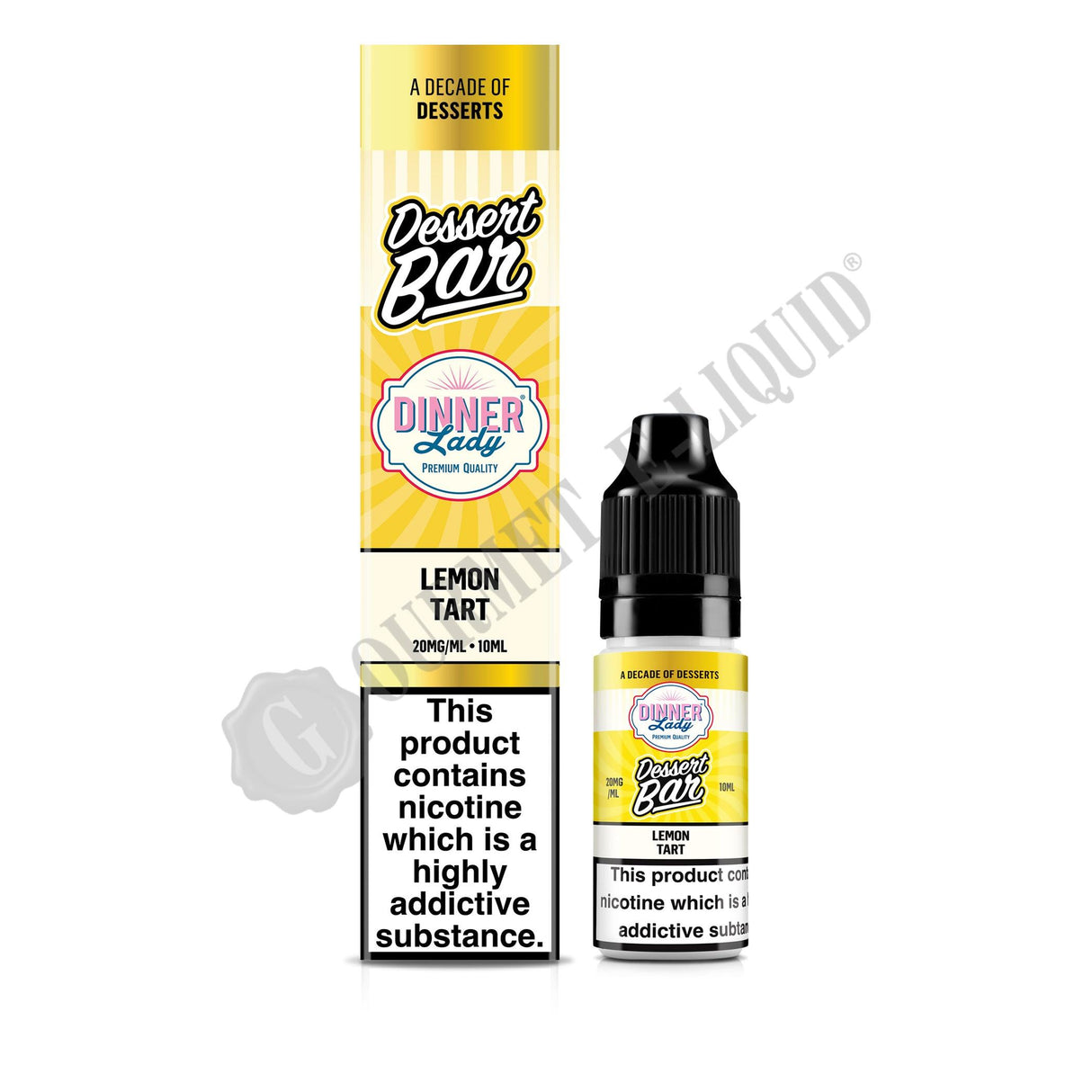 Lemon Tart by Dinner Lady Dessert Bar Nic Salts