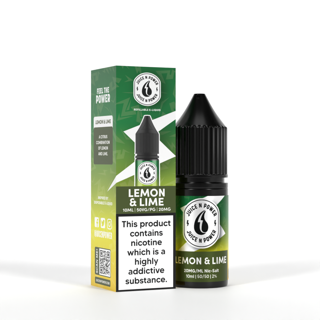 Lemon Lime by Juice N Power Nic Salts