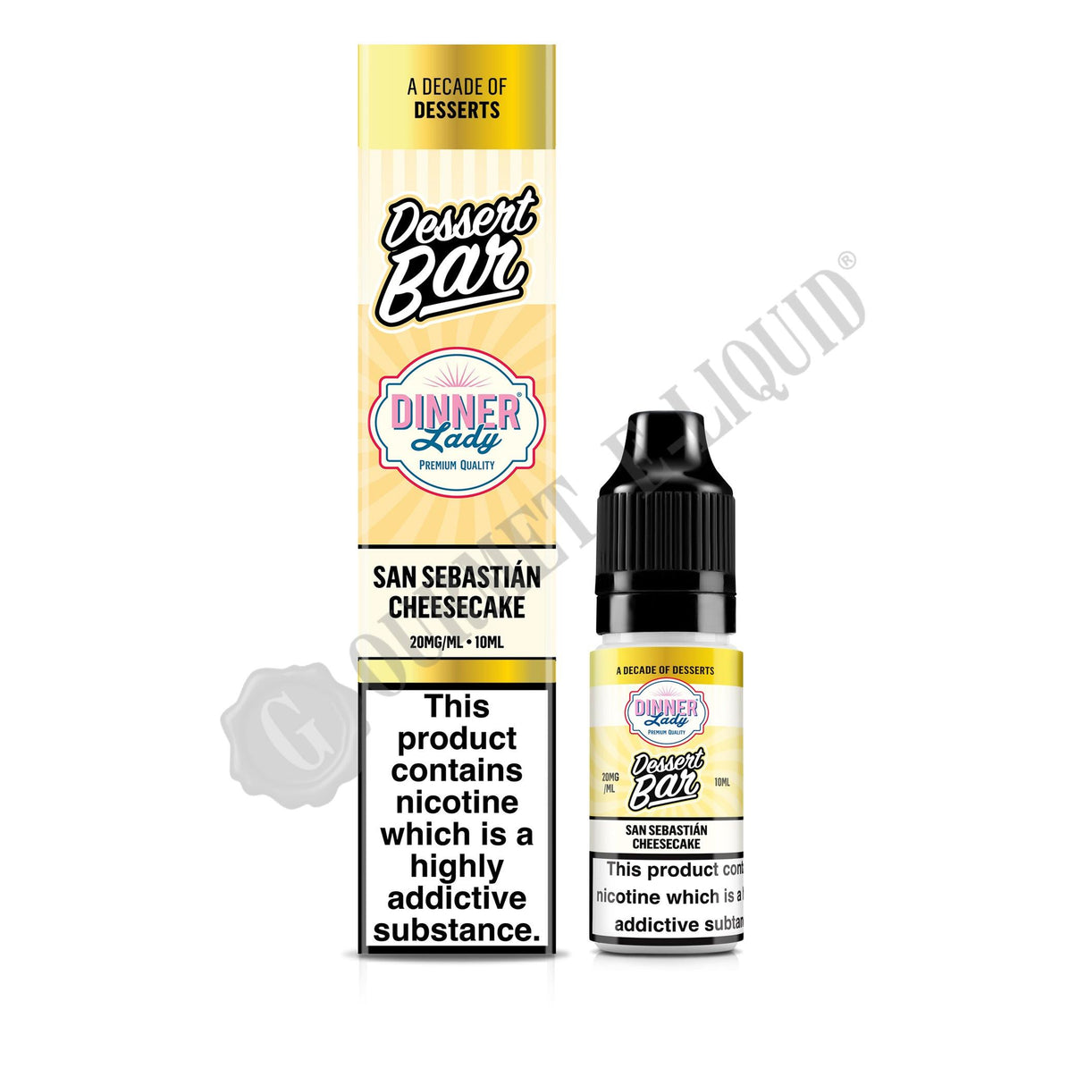 San Sebastian Cheesecake by Dinner Lady Dessert Bar Nic Salts