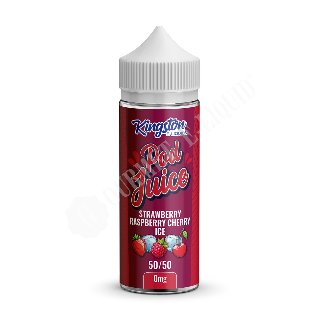Strawberry Raspberry Cherry Ice by Kingston Pod Juice E-Liquids