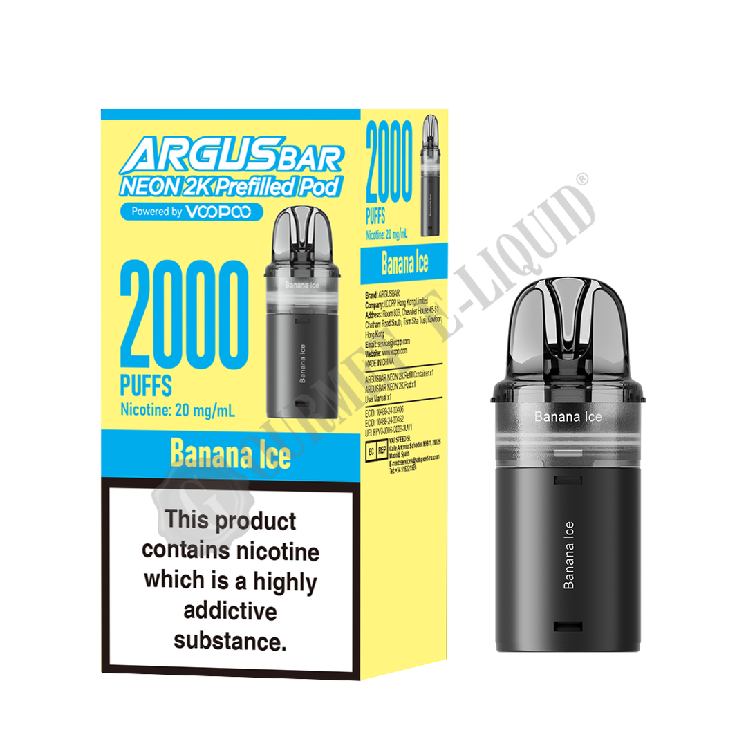 VooPoo Argus Bar Neon 2k Refill Pack