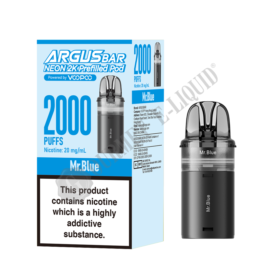 VooPoo Argus Bar Neon 2k Refill Pack
