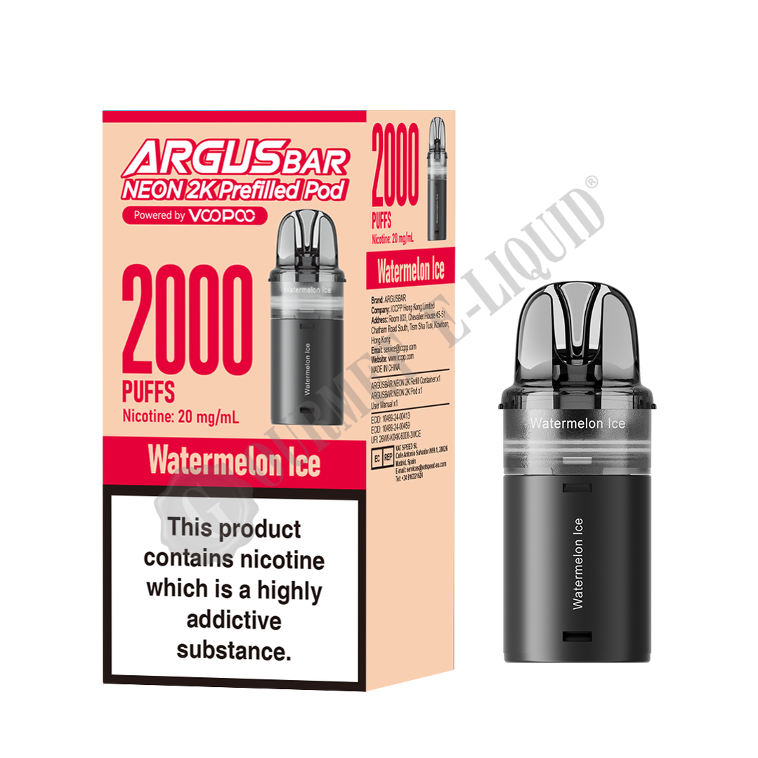 VooPoo Argus Bar Neon 2k Refill Pack