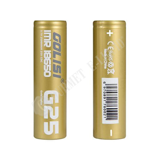 Golisi G25 2500mAh 18650 Battery