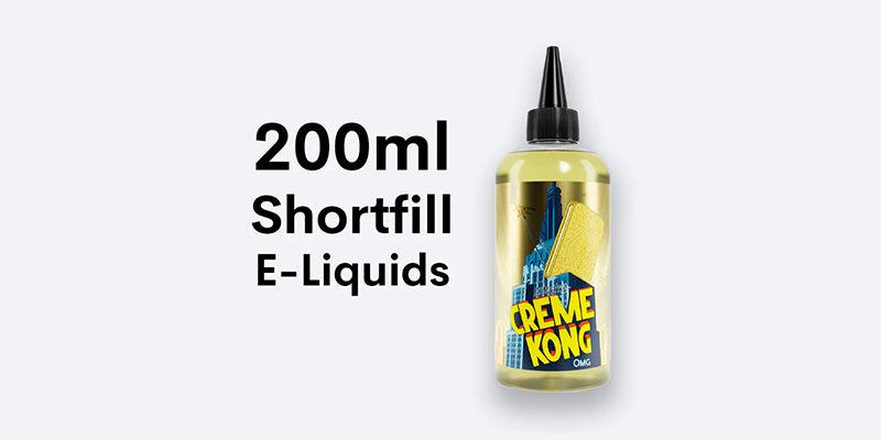 200ml Shortfill E-Liquids From Only 14.99 Gourmet E-Liquid 200ml Shortfill E-Liquids From Only 14.99 Gourmet E-Liquid