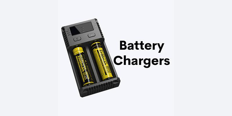 Vape Battery Chargers For 18650, 20700 & 21700 Batteries  Gourmet E-Liquid
