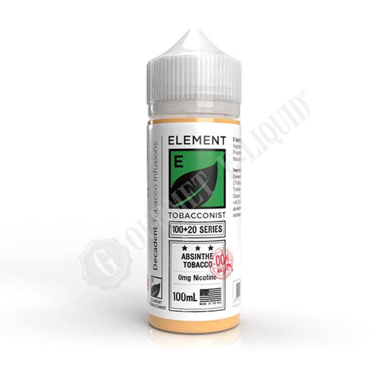 Absinthe Tobacco by Element Tobacconist Shortfill E-Liquid  Gourmet E- Liquid