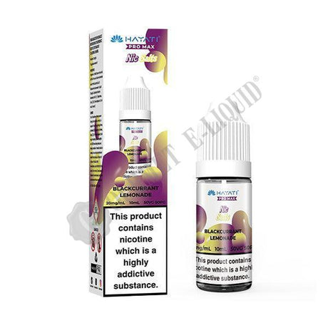 Blackcurrant Lemonade by Hayati Pro Max Nic Salts