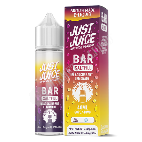 Blackcurrant Lemonade by Just Juice Bar Saltfill