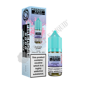 Blue Razz Gummy by Firerose 5000 Nic Salts